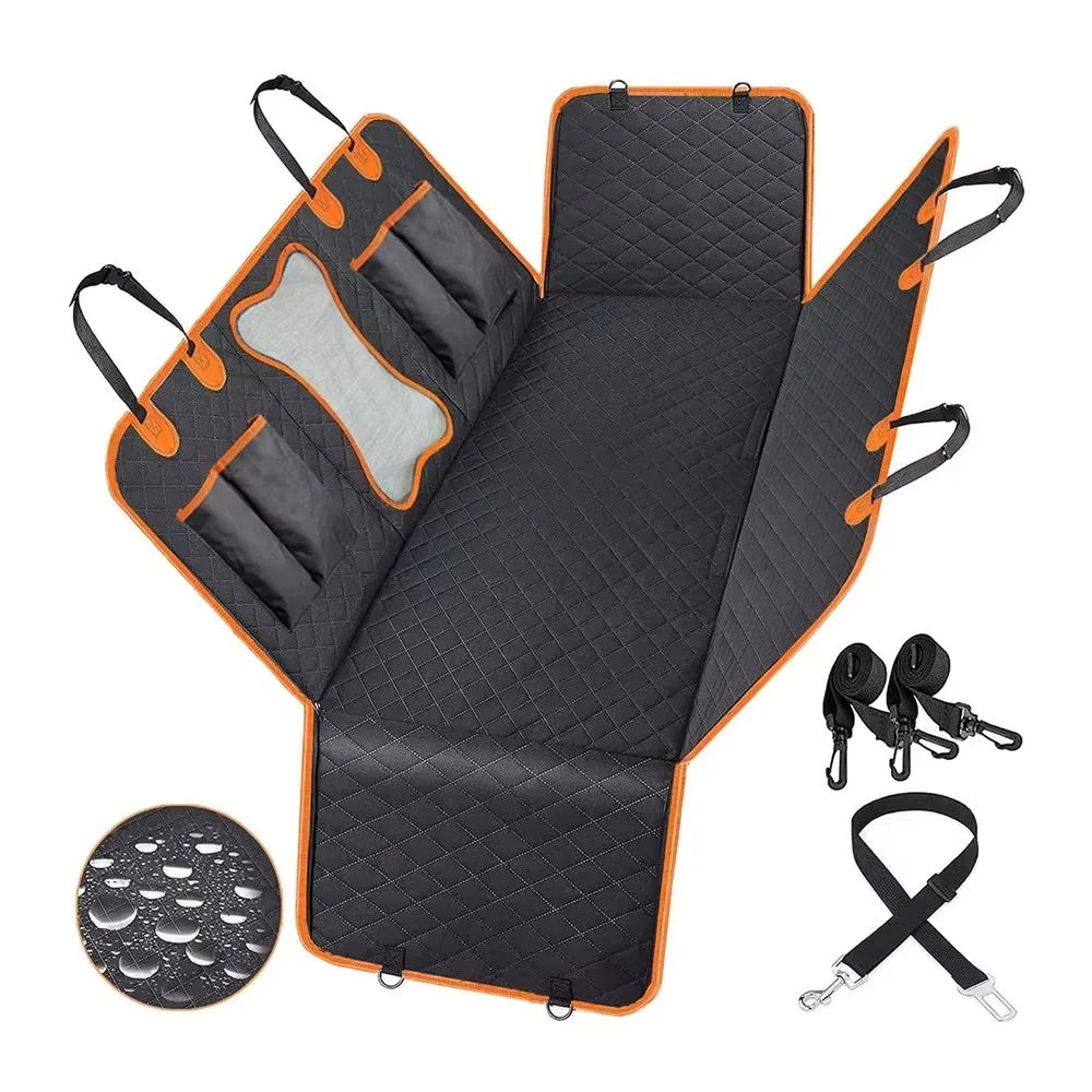 PetzNest Waterproof Dog Car Back Seat Cover