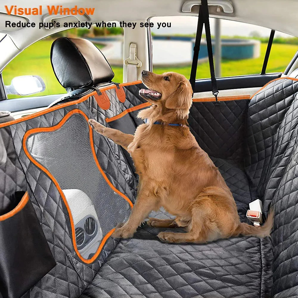 PetzNest Waterproof Dog Car Back Seat Cover