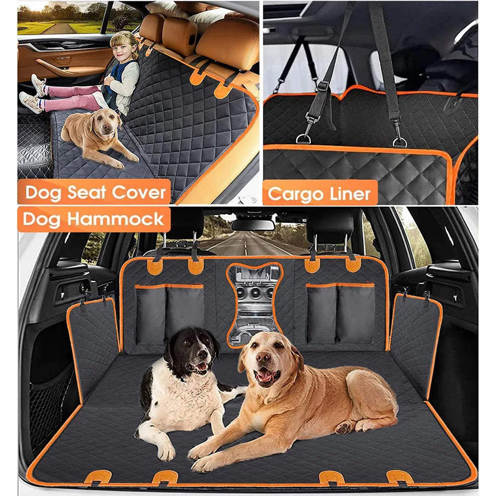 PetzNest Waterproof Dog Car Back Seat Cover